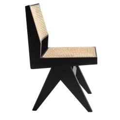 Sedia Capitol Complex, Hommage à Pierre Jeanneret, legno di quercia nera