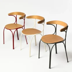 Sedia da esterno Ample Red di Nichetto Studio