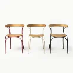 Sedia da esterno Ample Red di Nichetto Studio