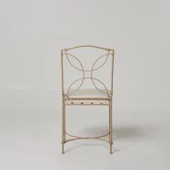 Sedia da esterno Lotus in ferro