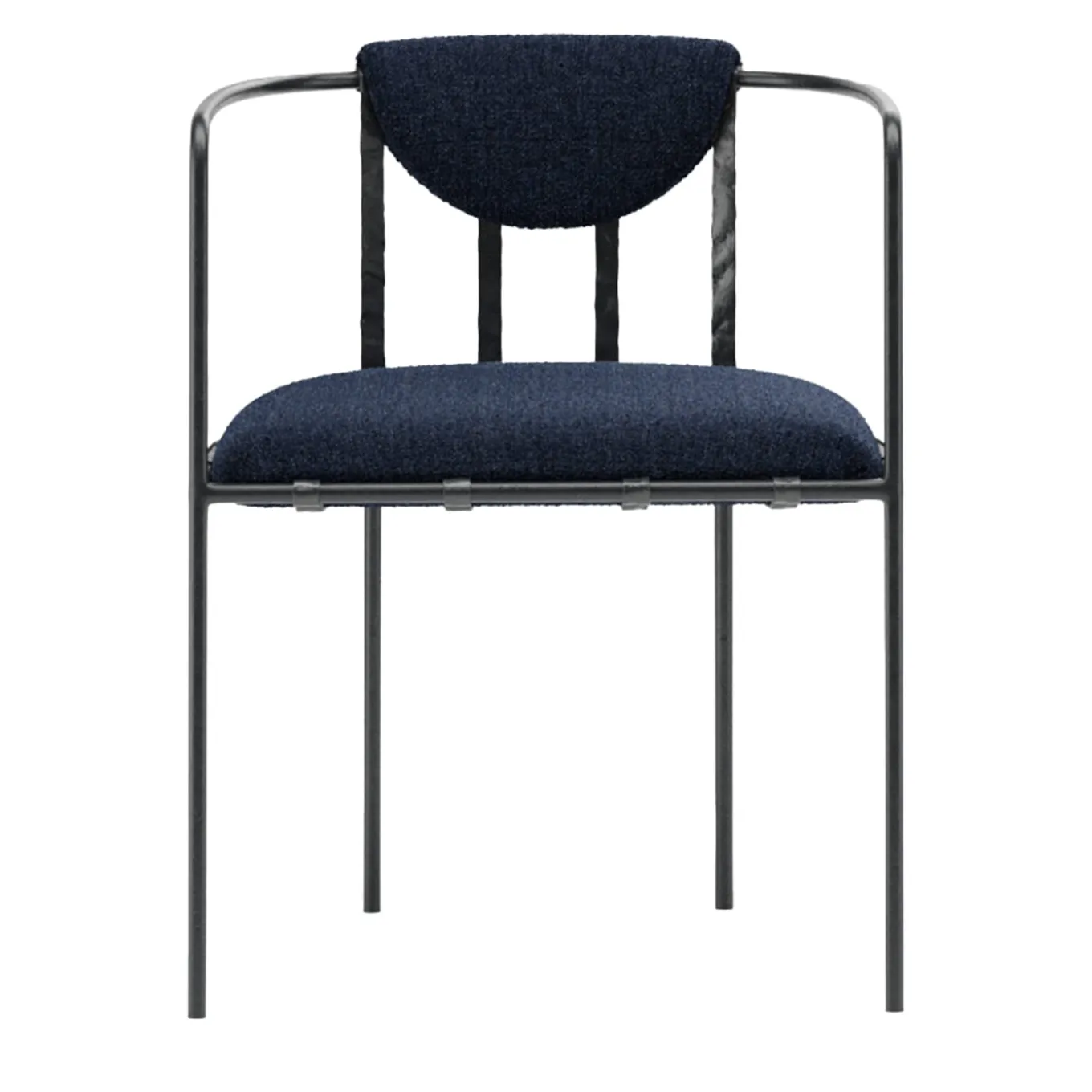 Sedia Dolmen in grafite di Margherita Rui