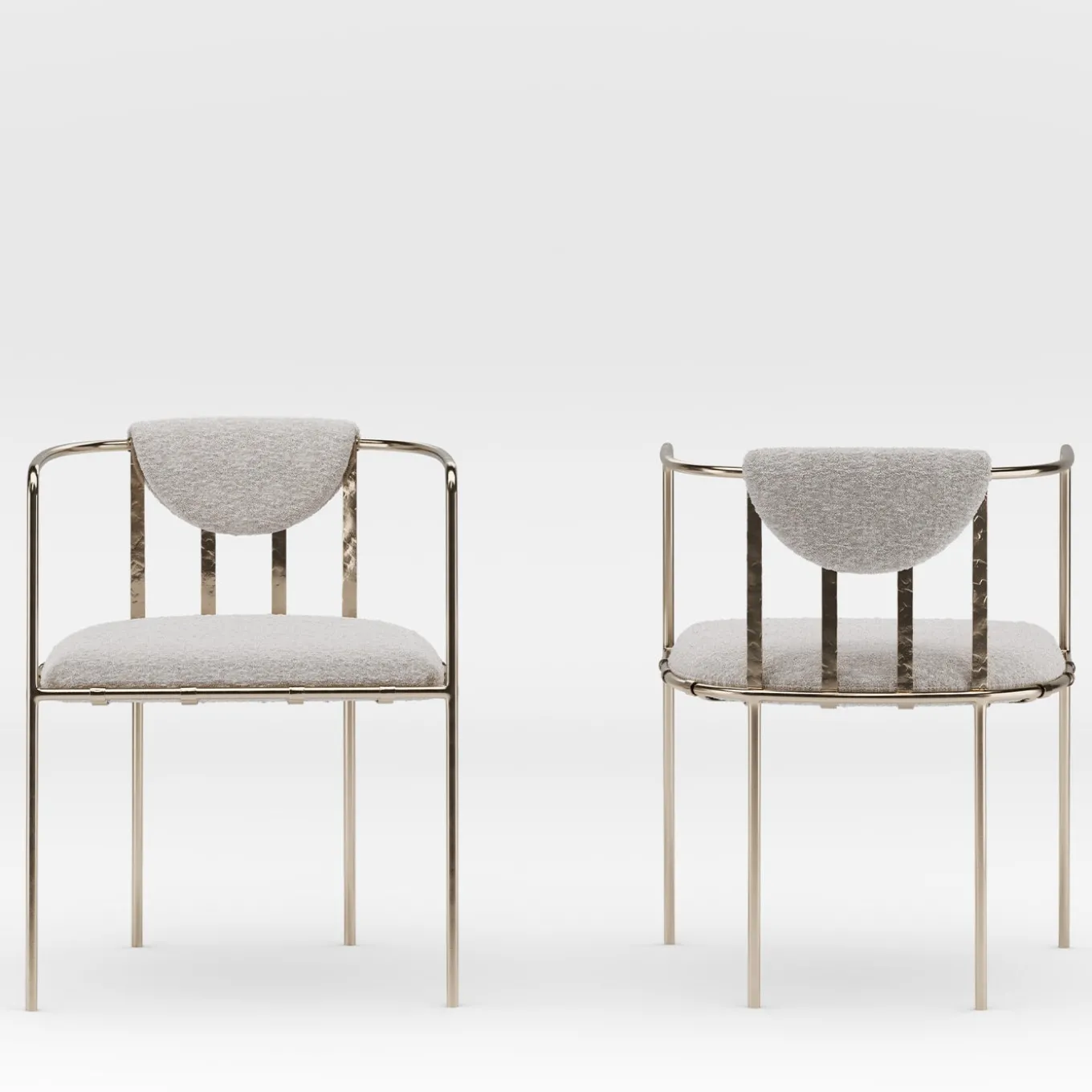 Sedia Dolmen White di Margherita Rui