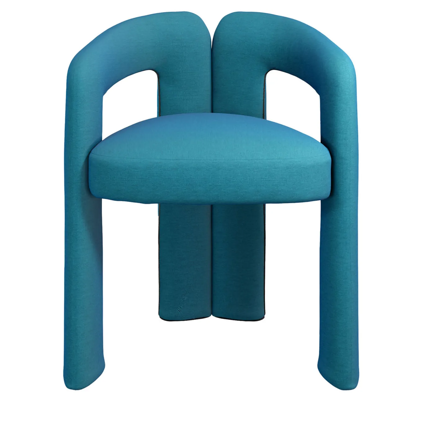 Sedia Dudet Cyan di Patricia Urquiola