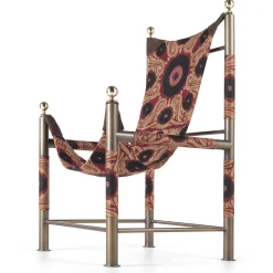 Sedia e baule da viaggio pieghevole Babel Brown