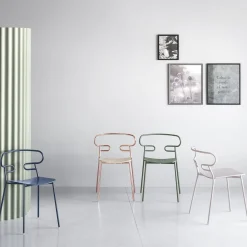 Sedia Genoa Met Copper di Cesare Ehr