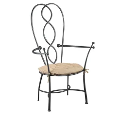 Sedia Heart in acciaio inox