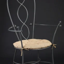 Sedia Heart in acciaio inox