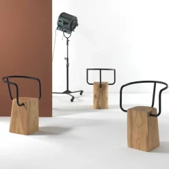 Sedia in legno di cedro da innesto