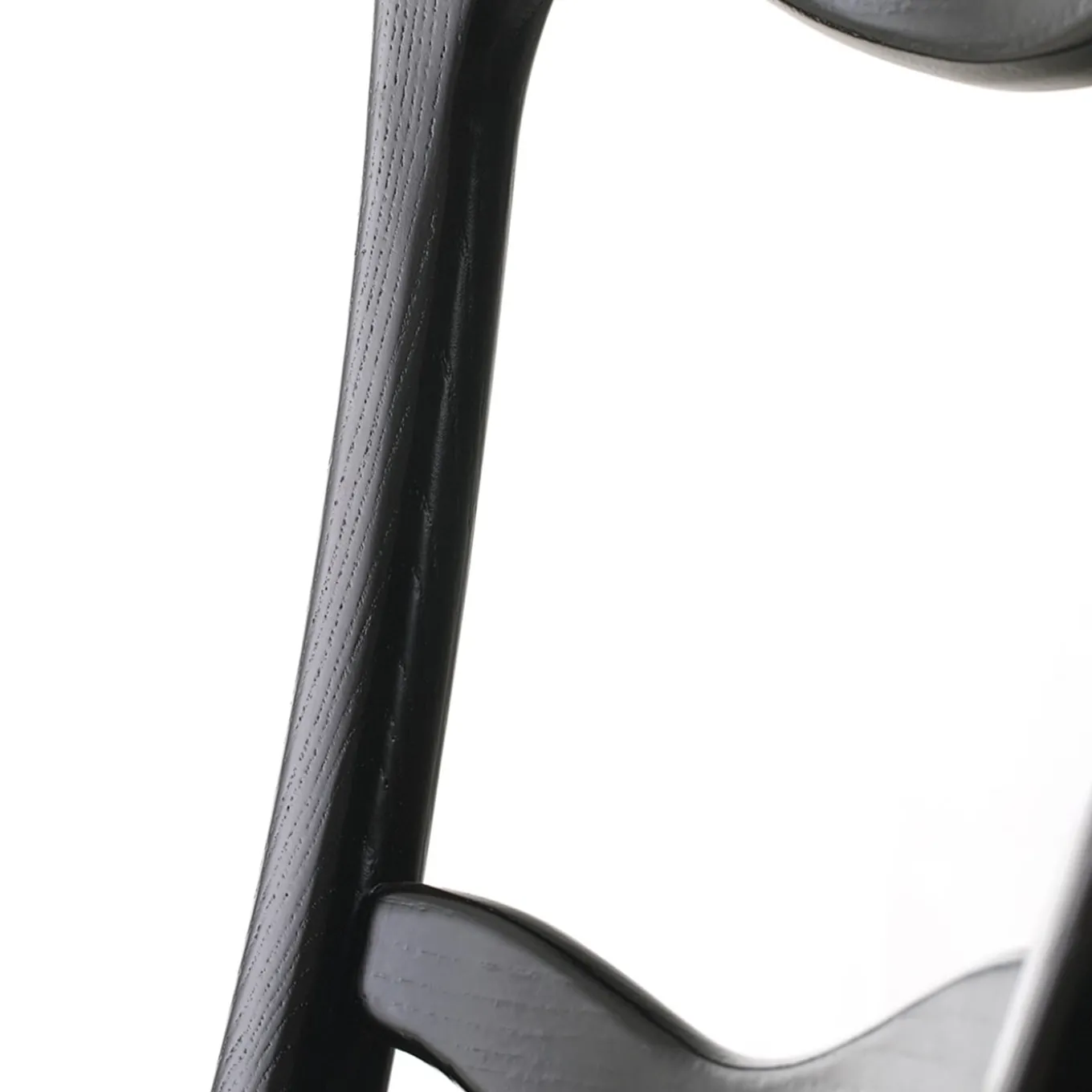 Sedia in legno in legno di tiglio tinto Ebano Babbol