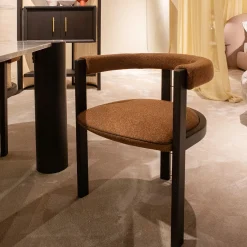 Sedia Kumiko in frassino tinto Moka