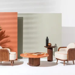 Sedia Lounge per sterni Grissini in legno