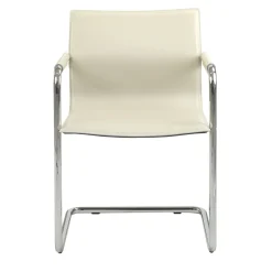 Sedia Lybra con braccioli rivestiti