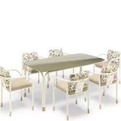 Sedia per esterni Aliya crema di Lorenza Bozzoli