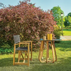 Sedia Regista Karenita grigia