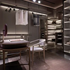 Sedia Sinbad bianca con braccioli