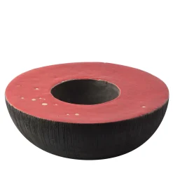 Serenata In Rosso E Nero Vaso Scultura di Nino Basso