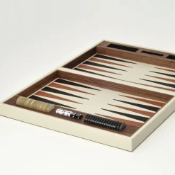 Set da backgammon in pelle