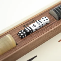 Set da backgammon in pelle