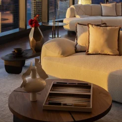 Set da backgammon in pelle