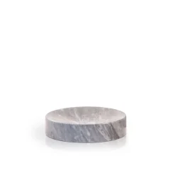 Set da bagno 3 pezzi in marmo grigio