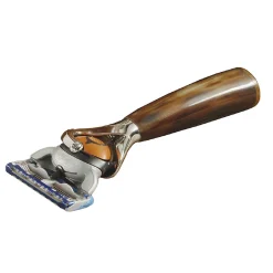 Set da barba da viaggio in corno