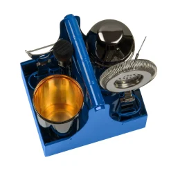 Set da cocktail con cassetta degli attrezzi Collezione Barock disegnata da Samer Alameen