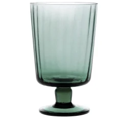 Set di 6 bicchieri a stelo Plissè Baltico