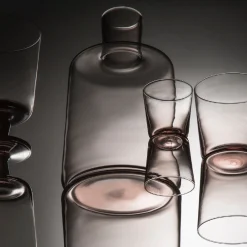 Set di 6 bicchieri a stelo Puro Cameo