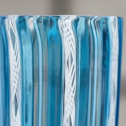 Set di 6 bicchieri blu in filigrana