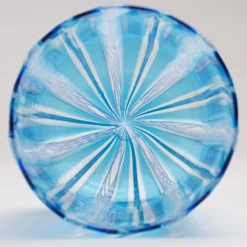 Set di 6 bicchieri blu in filigrana