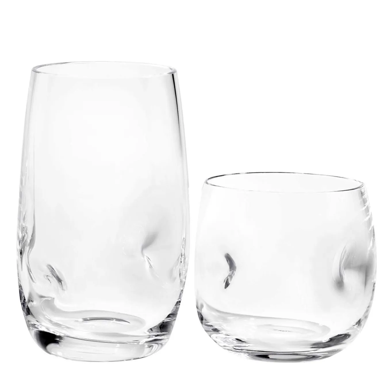 Set di 6 bicchieri Contour senza vetro