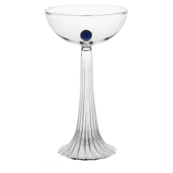 Set di 2 bicchieri coupe Nereida Blu scuro
