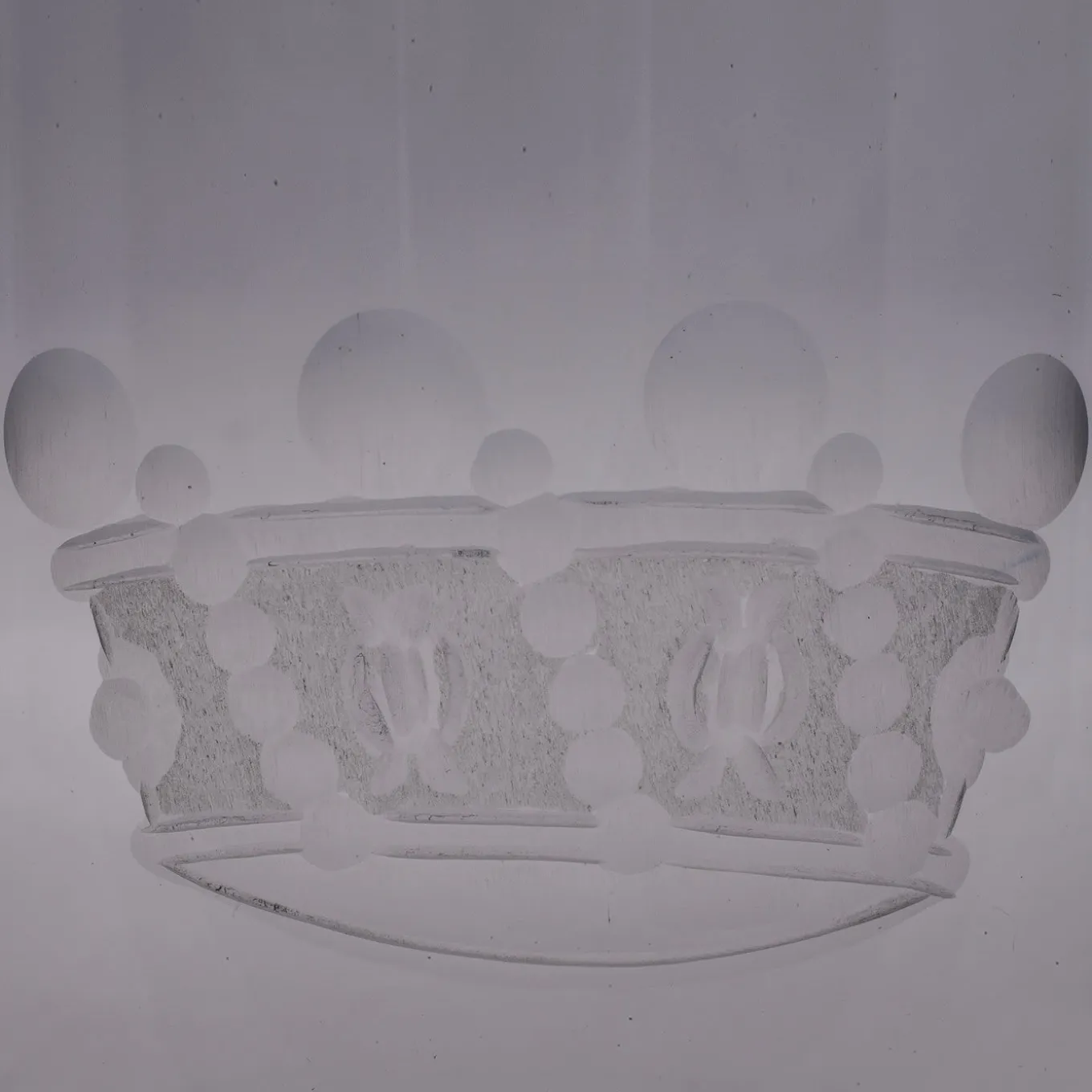 Set di 6 bicchieri da acqua con corona