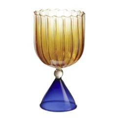 Set di 2 bicchieri da acqua/vino arancione Calypso