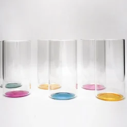 Set di 6 bicchieri da bibita lunghi Iride