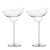 Set di 2 bicchieri da Margarita Margot con taglio obliquo