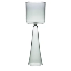 Set di 4 bicchieri da vino alti grigi Dolce Vita