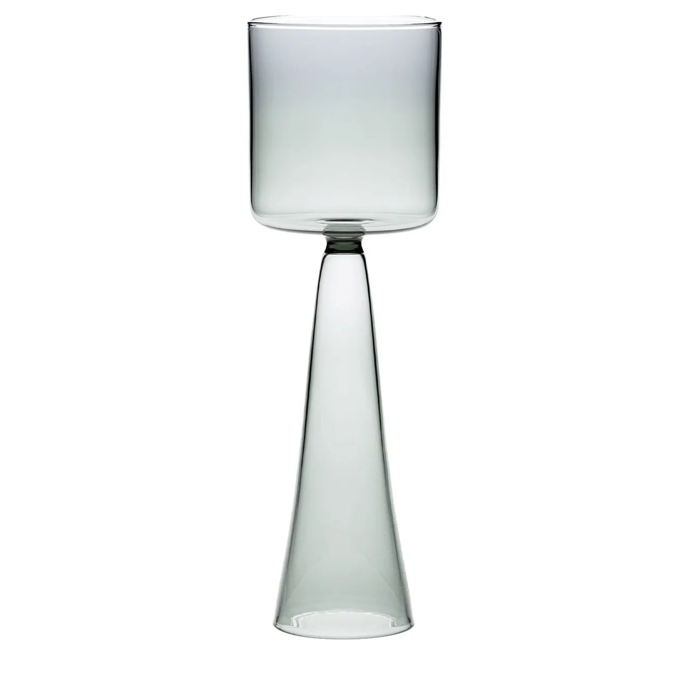 Set di 4 bicchieri da vino alti grigi Dolce Vita