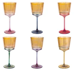 Set di 6 bicchieri da vino Madagascar