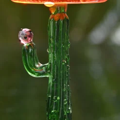 Set di 4 bicchieri da vino Cactus Mania in verde