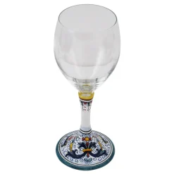 Set di 2 bicchieri da vino medi Ricco Deruta Floral