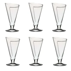 Set di 6 bicchieri da vino Cartoccio