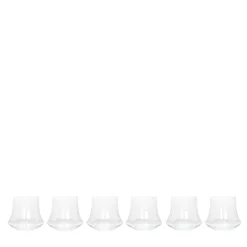 Set di 6 bicchieri trasparenti Maxi Minimes