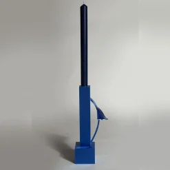 Set di 2 candelabri stampati in 3D Tin Soldiers Blu