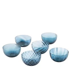 Set di 6 ciotole assortite Idra Air-Force Blue