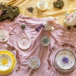 Set di 2 ciotole di cristallo per frutta