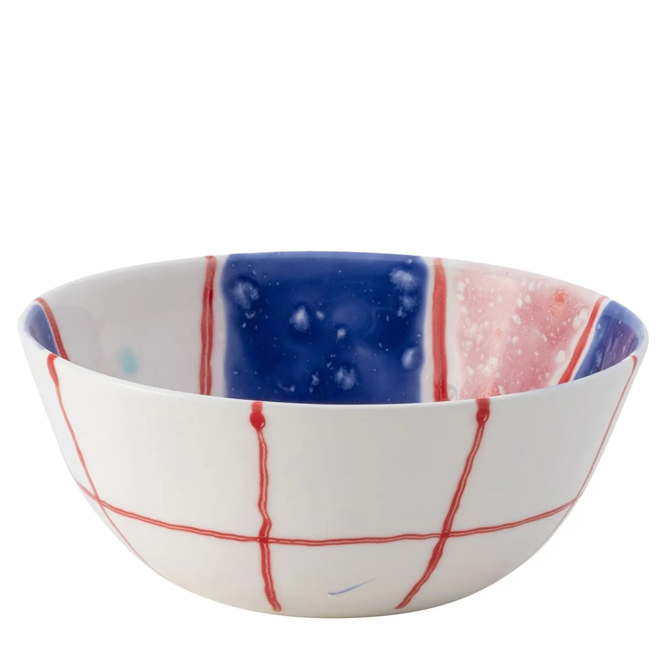 Set di 4 ciotole di frutta Tartan