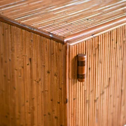 Set Di 2 Comodini a 1 anta In Bambù