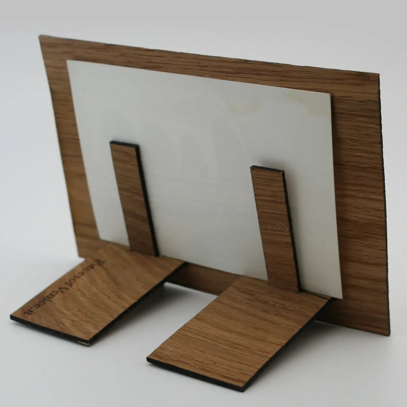 Set di 4 cornici in legno di rovere Sandro Gallo 136 di Luciano Marson per POV