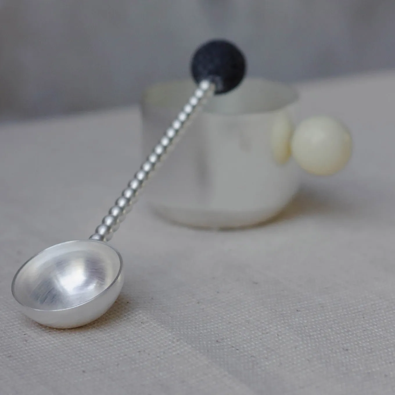 Set di 2 cucchiai a sfera